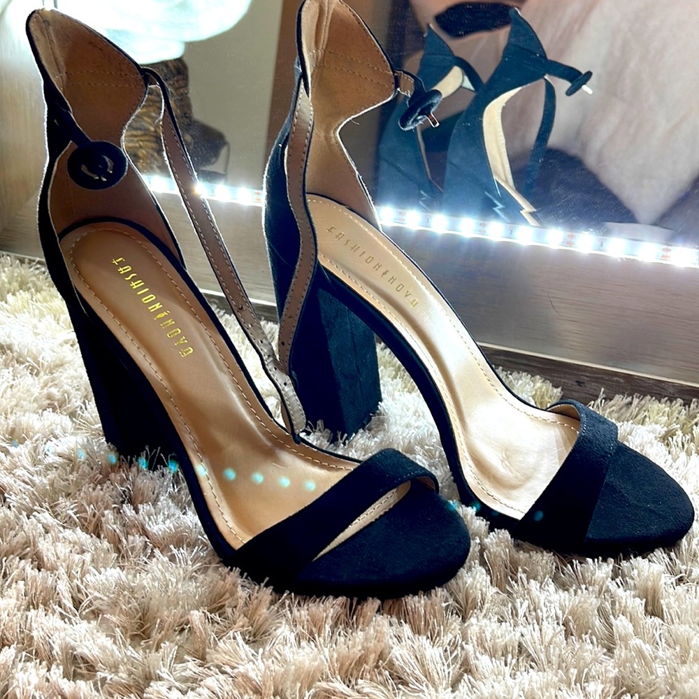 Black heels